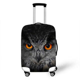 Cartoon Owl Cover Travel Luggage
