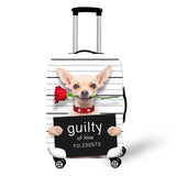 Bad Dog Cover Travel Luggage
