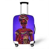 3D Afro Girl Cover Travel Luggage