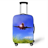 3D Creative Plane Cover Travel Luggage