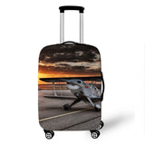3D Creative Plane Cover Travel Luggage