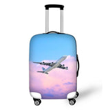 3D Creative Plane Cover Travel Luggage