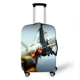 3D Creative Plane Cover Travel Luggage