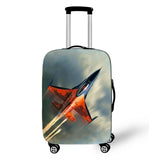 3D Creative Plane Cover Travel Luggage