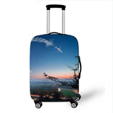 3D Creative Plane Cover Travel Luggage