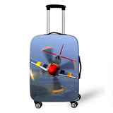 3D Creative Plane Cover Travel Luggage