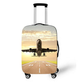 3D Creative Plane Cover Travel Luggage