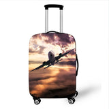 3D Creative Plane Cover Travel Luggage