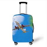 3D Creative Plane Cover Travel Luggage