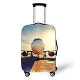 3D Creative Plane Cover Travel Luggage