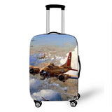 3D Creative Plane Cover Travel Luggage