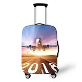 3D Creative Plane Cover Travel Luggage