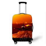 3D Creative Plane Cover Travel Luggage