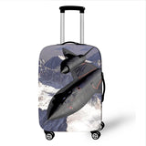3D Creative Plane Cover Travel Luggage