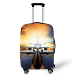 3D Creative Plane Cover Travel Luggage