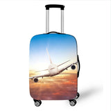3D Creative Plane Cover Travel Luggage