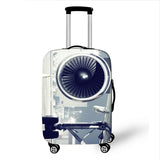 3D Creative Plane Cover Travel Luggage