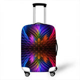 3D Pattern Cover Travel Luggage