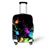 3D Pattern Cover Travel Luggage