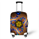 3D Pattern Cover Travel Luggage