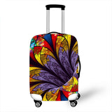 3D Pattern Cover Travel Luggage
