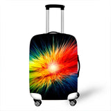 3D Pattern Cover Travel Luggage