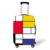 Checkered Cover Travel Luggage