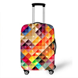 Checkered Cover Travel Luggage