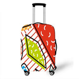 Checkered Cover Travel Luggage