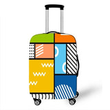Checkered Cover Travel Luggage