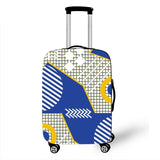 Checkered Cover Travel Luggage
