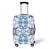 Checkered Cover Travel Luggage