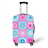 Checkered Cover Travel Luggage