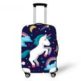 3D Unicorn Cover Travel Luggage
