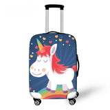 3D Unicorn Cover Travel Luggage