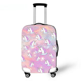 3D Unicorn Cover Travel Luggage