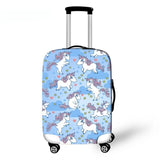 3D Unicorn Cover Travel Luggage