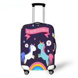 3D Unicorn Cover Travel Luggage