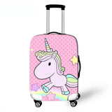 3D Unicorn Cover Travel Luggage