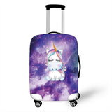 3D Unicorn Cover Travel Luggage