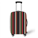 Geometric Pattern Cover Travel Luggage